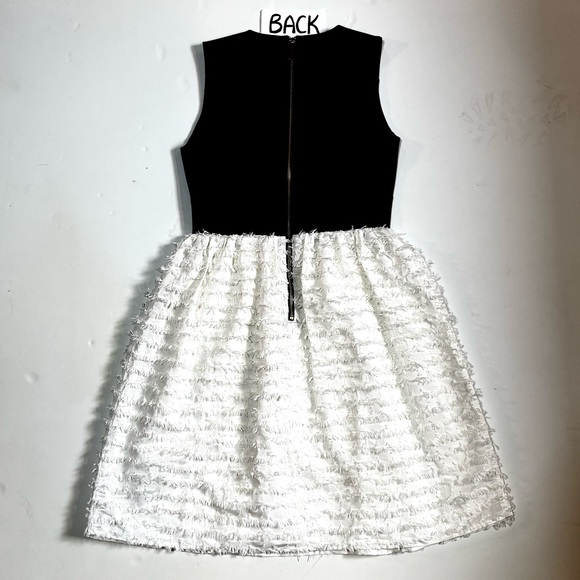 French Connection Black & White Party Dress 8 - Picture 9 of 14